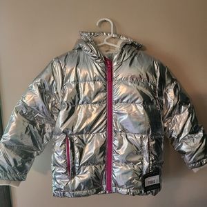 Eddie Bauer Toddler Girls Down Puff Jacket Size 4t